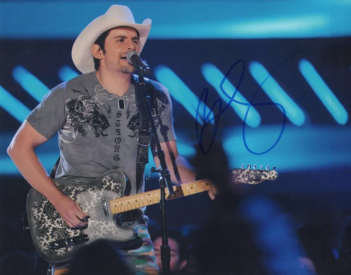 Brad Paisley autograph