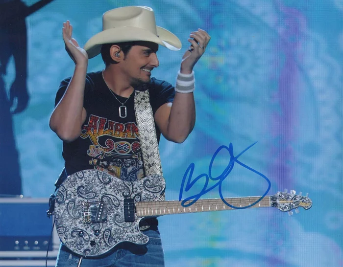 Brad Paisley autograph