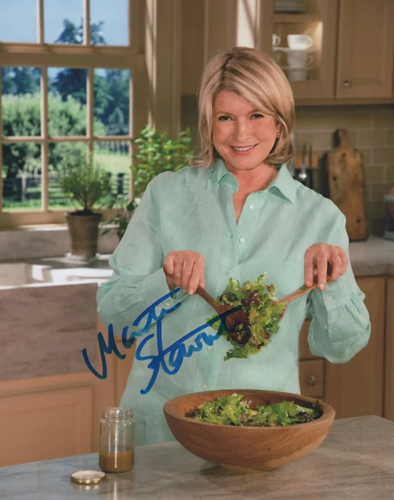Martha Stewart autograph
