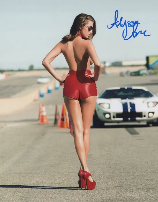 Alyssa Arce autograph