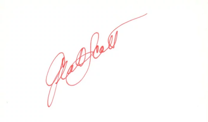George C. Scott autograph