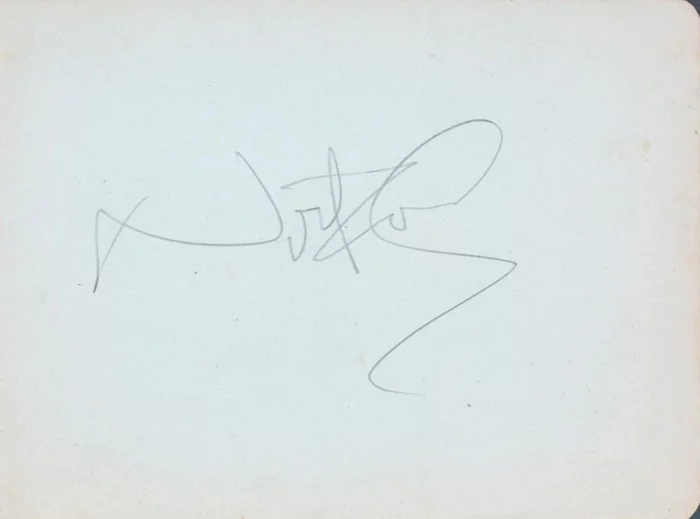 Noel Coward autograph