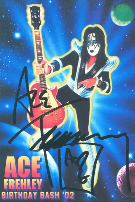 Ace Frehley autograph