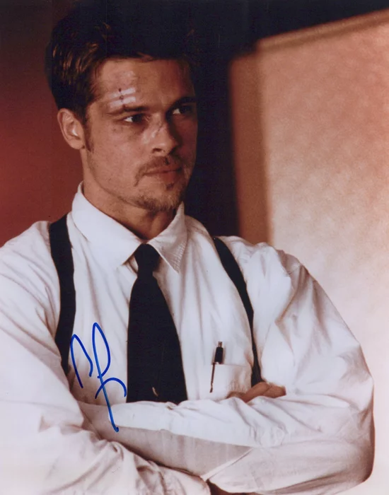 Brad Pitt autograph