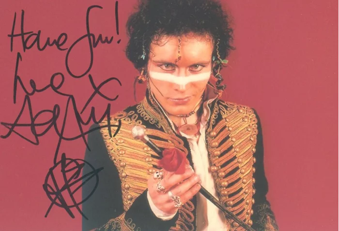 Adam Ant autograph