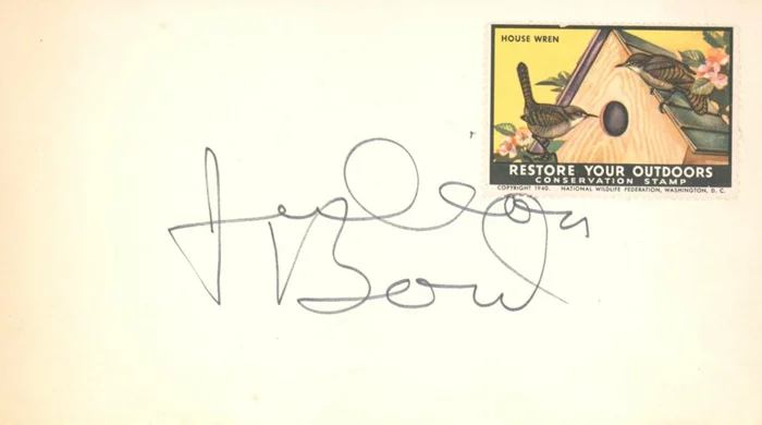 Julian Bond autograph