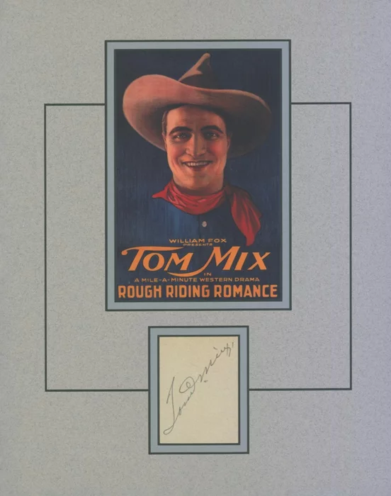 Tom Mix autograph