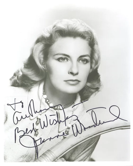 Joanne Woodward autograph