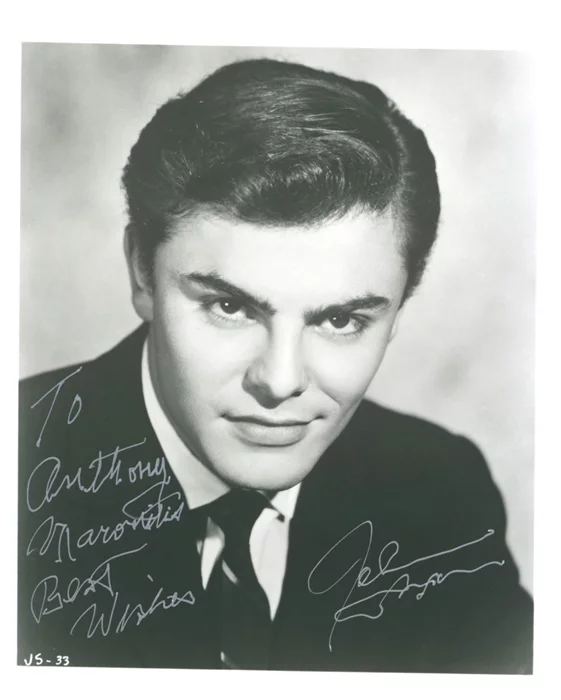 John Saxon autograph