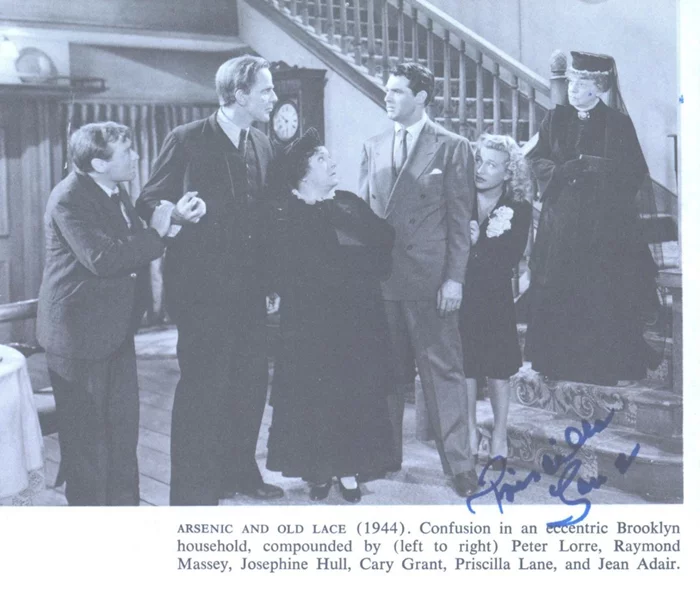 Priscilla Lane autograph