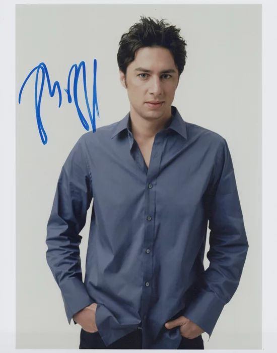 Zach Braff autograph
