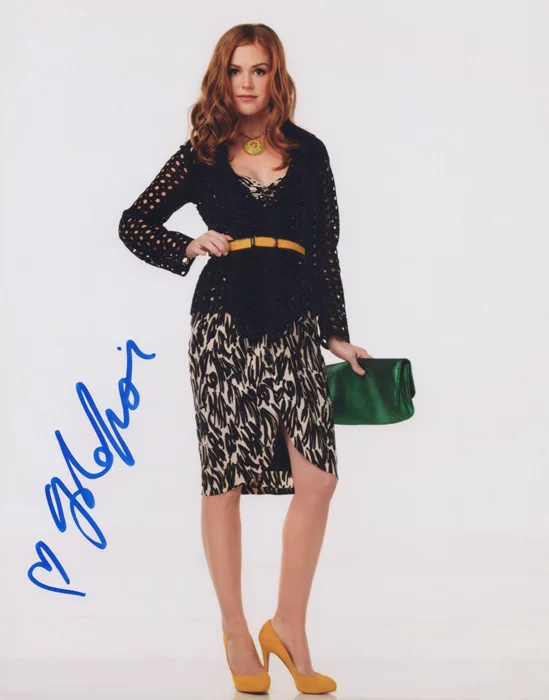 Isla Fisher autograph