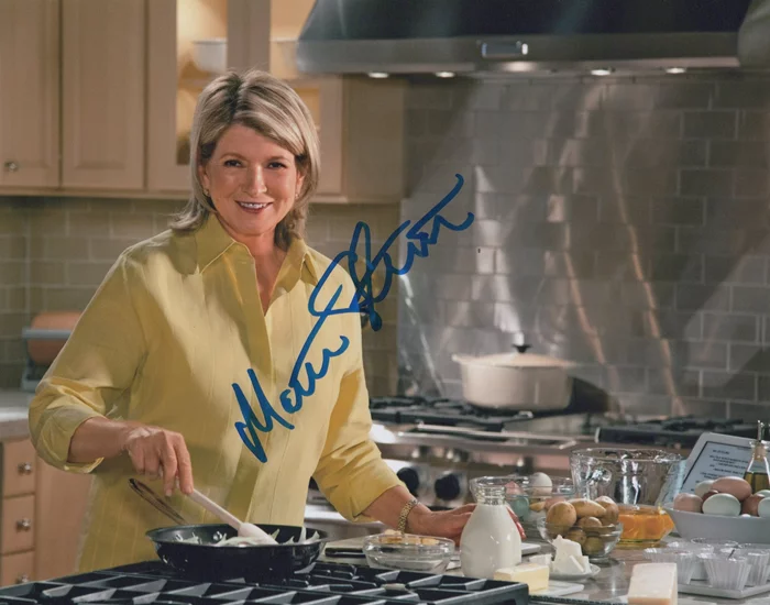 Martha Stewart autograph