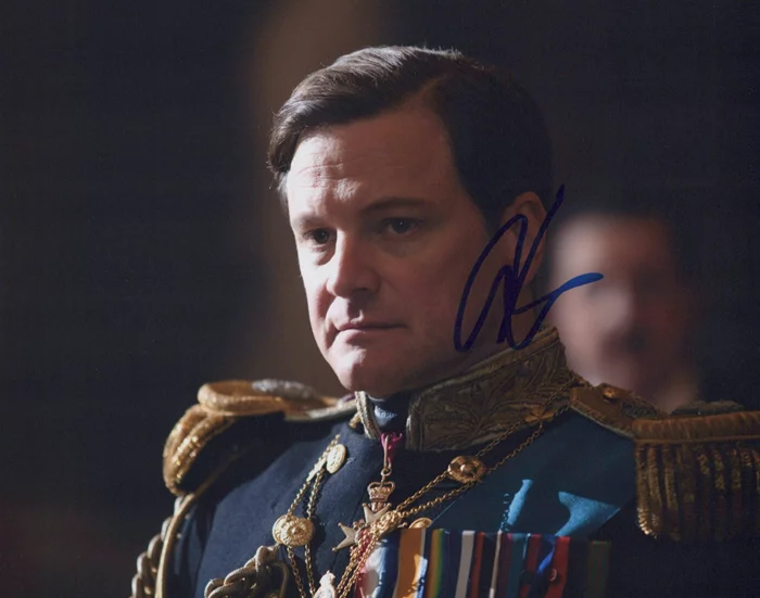 Colin Firth autograph