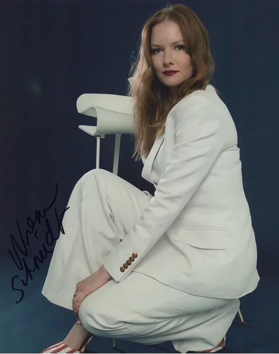 Wrenn Schmidt autograph