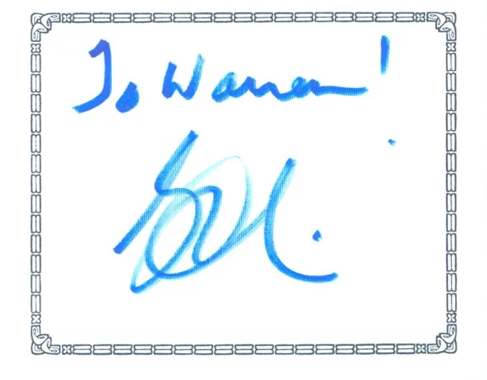 George Carlin autograph