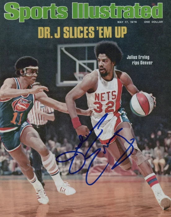 Julius Erving autograph