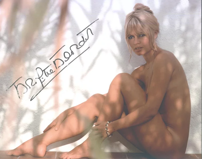 Brigitte Bardot autograph