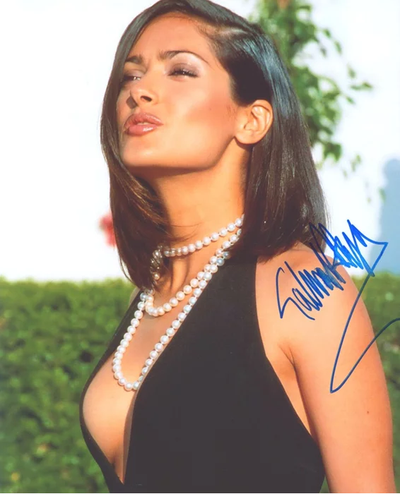 Salma Hayek autograph