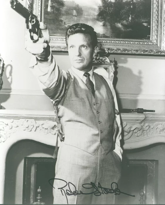 Robert Stack autograph
