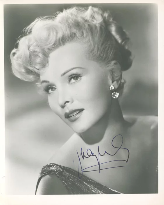 Zsa Zsa Gabor autograph