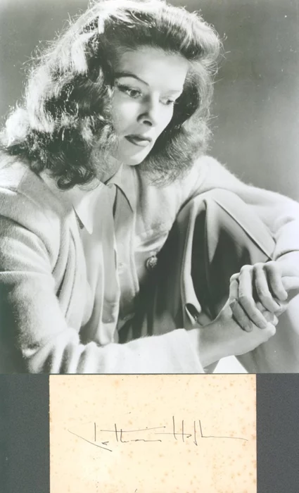 Katharine Hepburn autograph