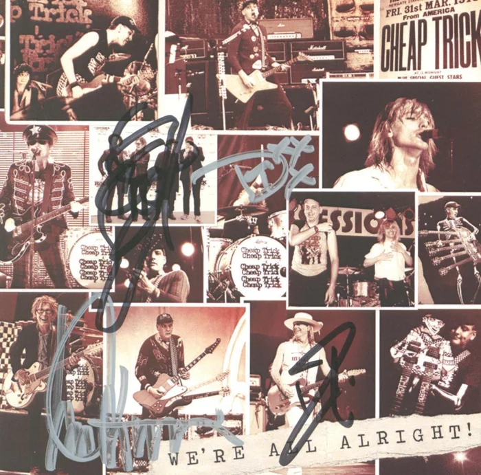 Cheap Trick autograph