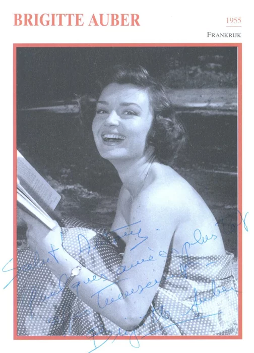 Brigitte Auber autograph