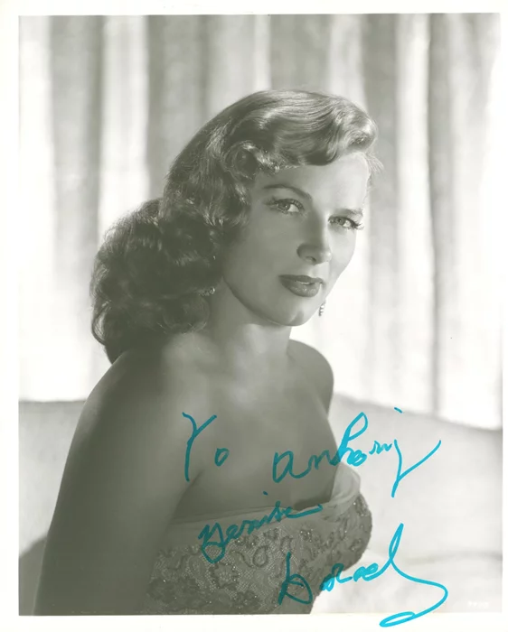 Denise Darcel autograph