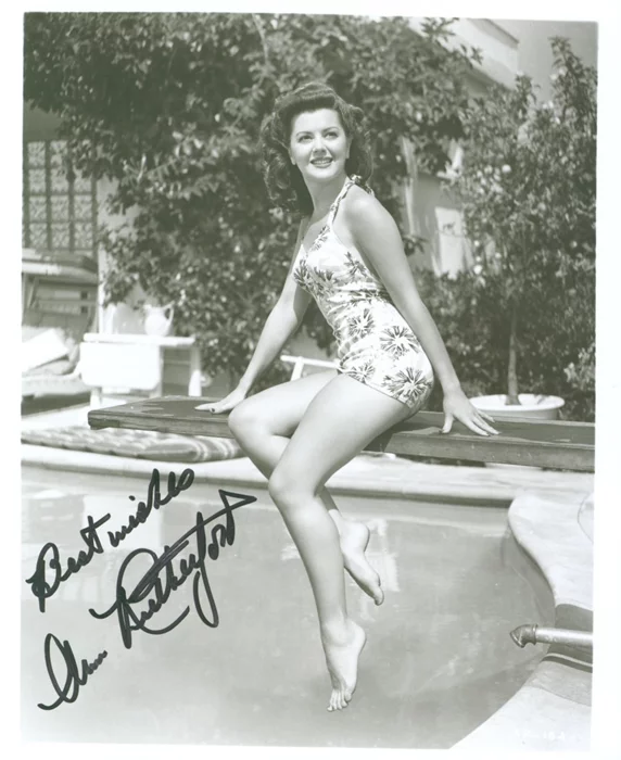 Ann Rutherford autograph