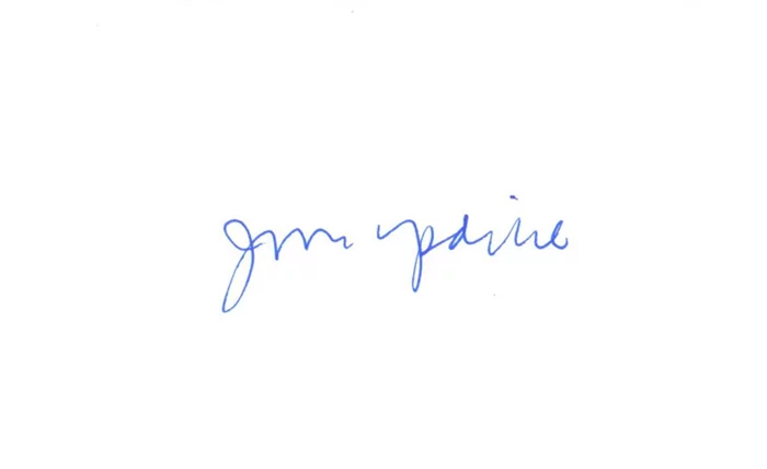 John Updike autograph