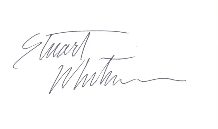 Stuart Whitman autograph