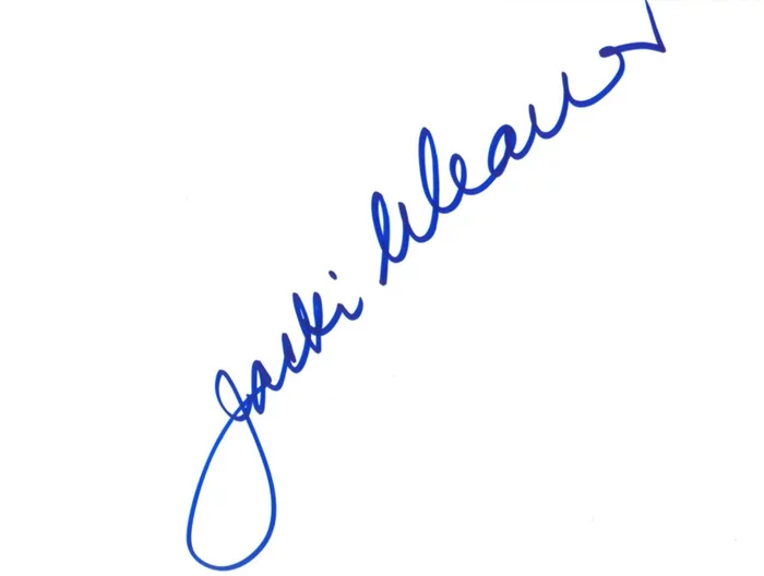 Jacki Weaver autograph