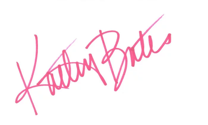 Kathy Bates autograph