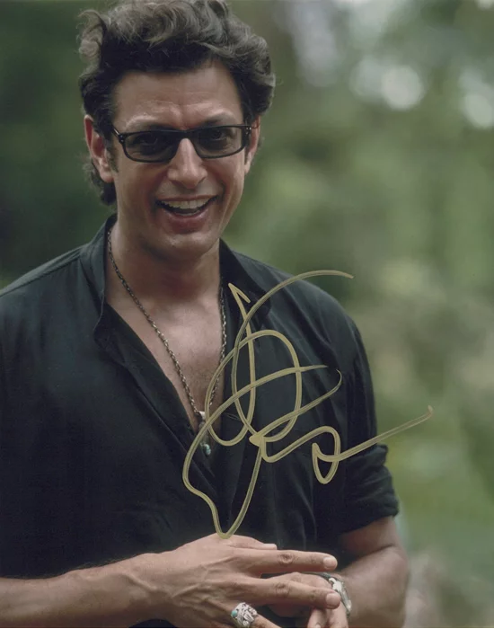 Jeff Goldblum autograph