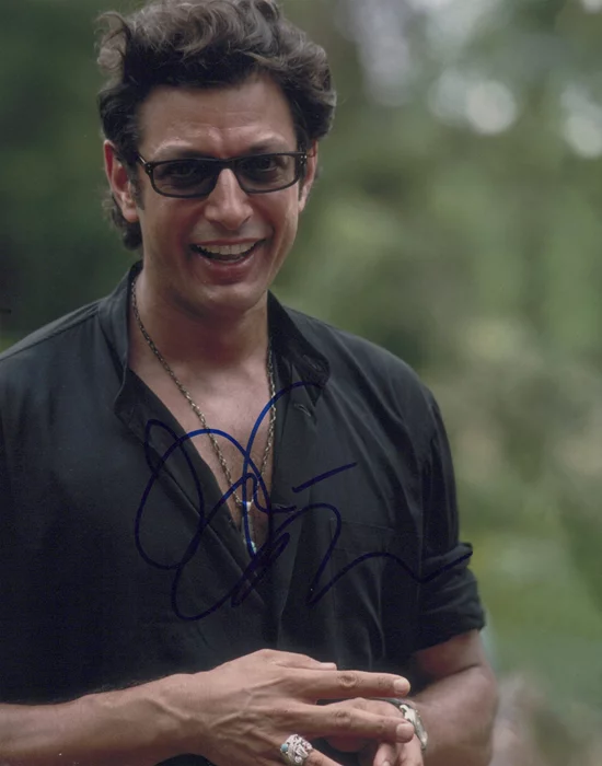 Jeff Goldblum autograph