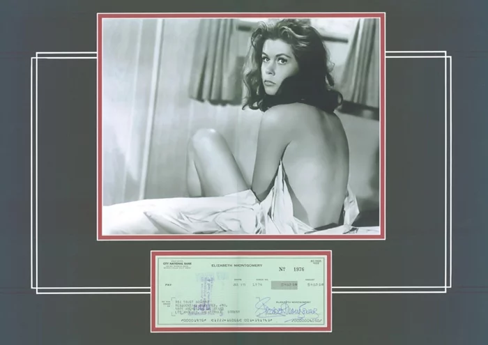 Elizabeth Montgomery autograph