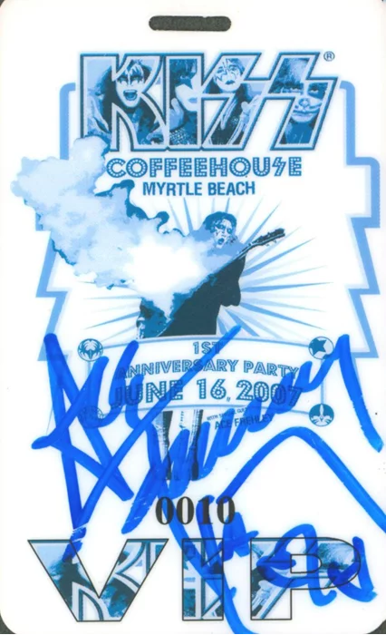 Ace Frehley autograph