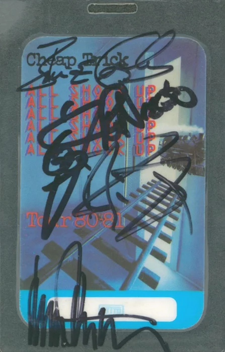 Cheap Trick autograph