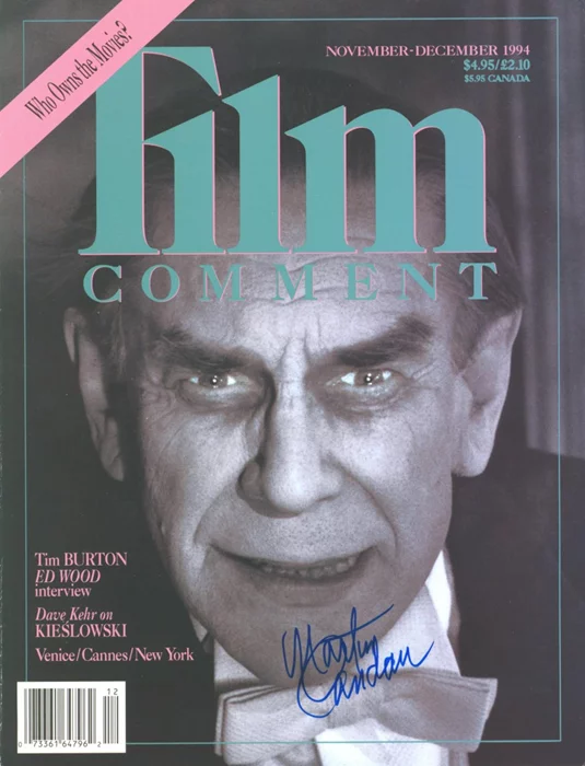 Martin Landau autograph