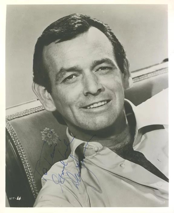 David Janssen autograph