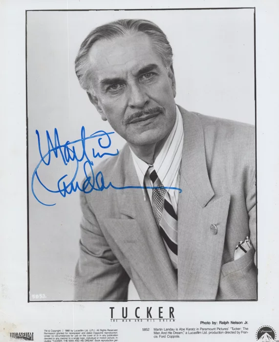 Martin Landau autograph