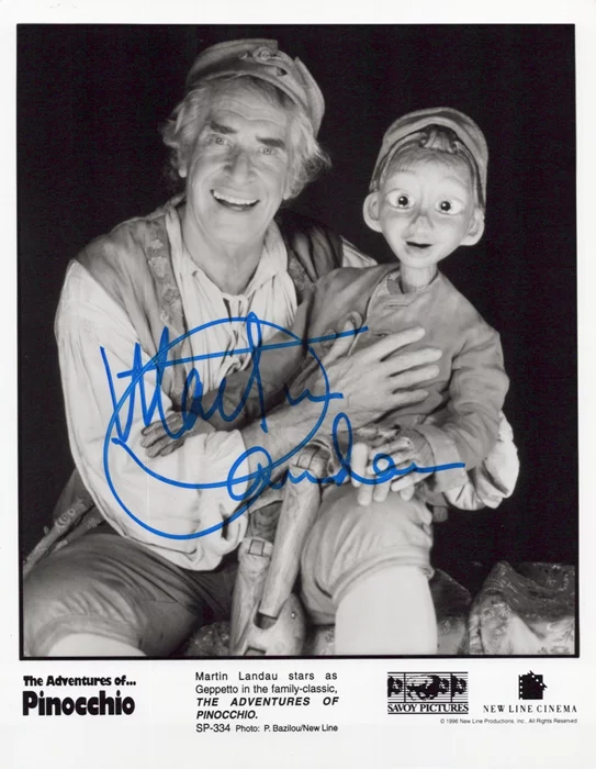 Martin Landau autograph