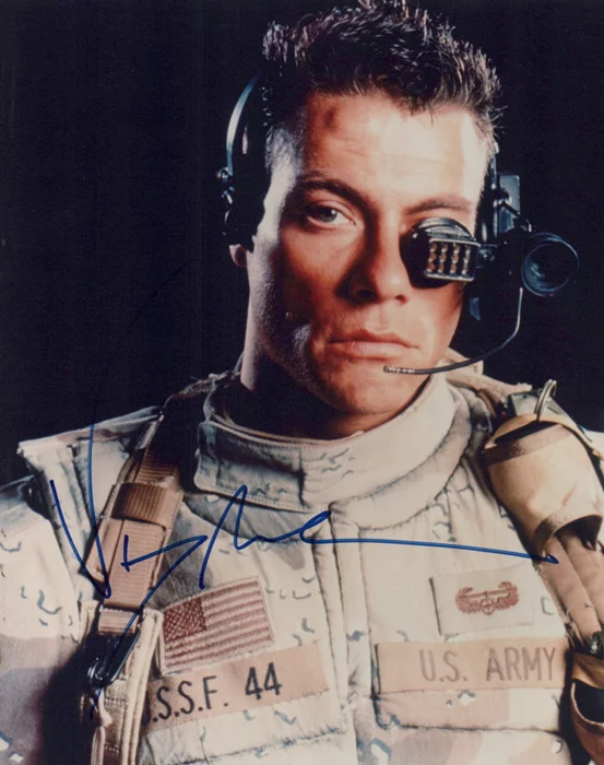 Jean-Claude Van Damme autograph
