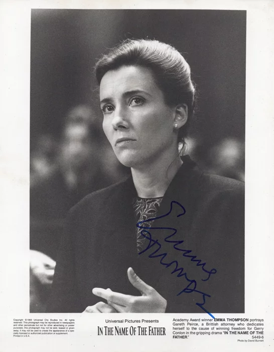 Emma Thompson autograph