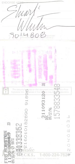 Stuart Whitman autograph