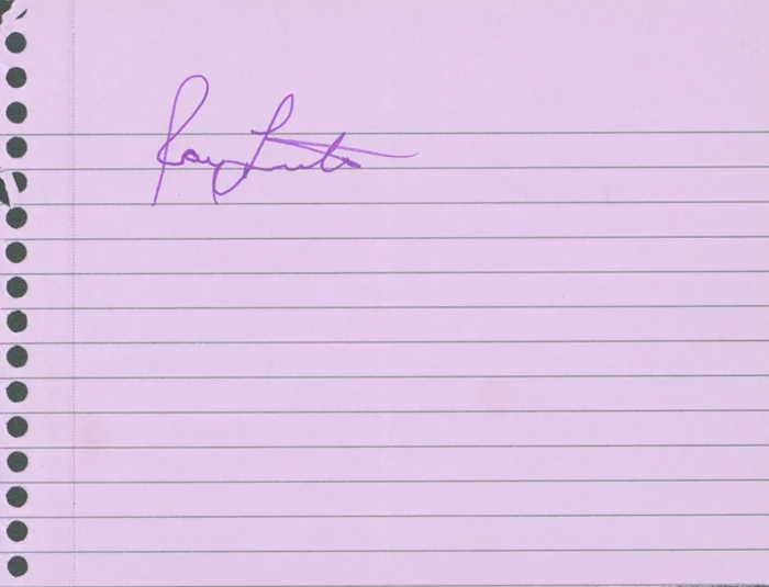 Ray Liotta autograph