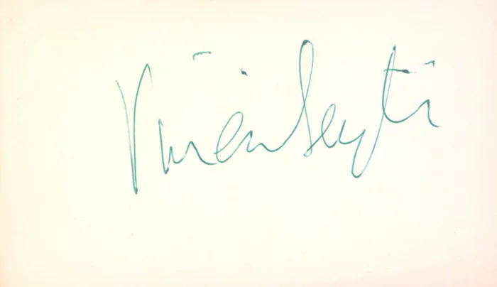 Vivien Leigh autograph