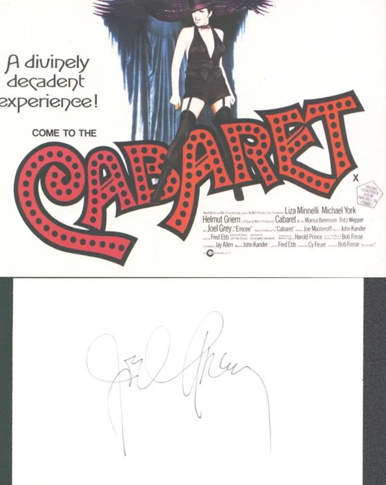 Joel Grey autograph