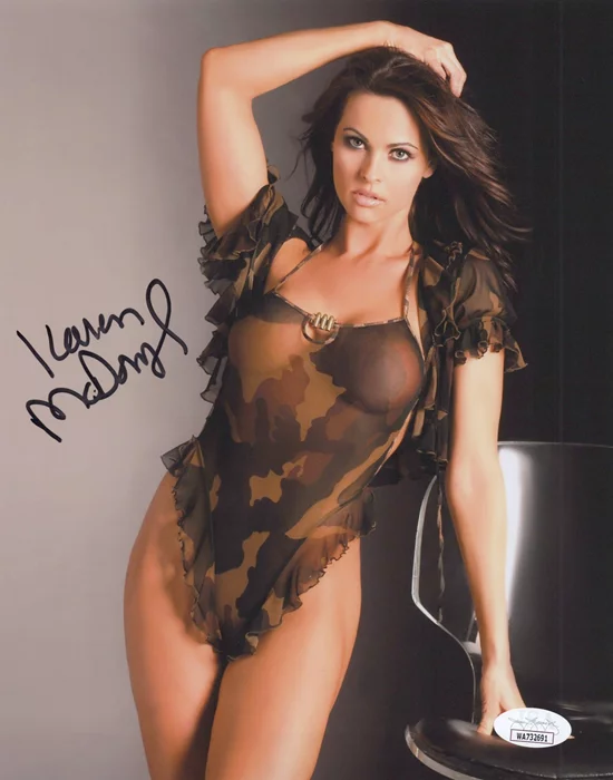 Karen McDougal autograph